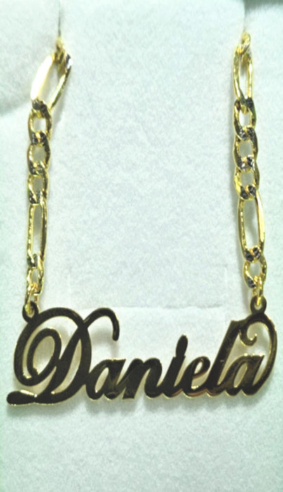 Custom Names w/ Design 14k Real Gold Starting At: