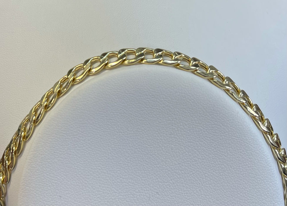 8.5" Cuban Link Bracelet (Solid - 14k)