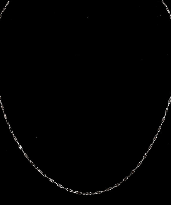 16” White Gold 14k ‘Gucci’ Style Necklace