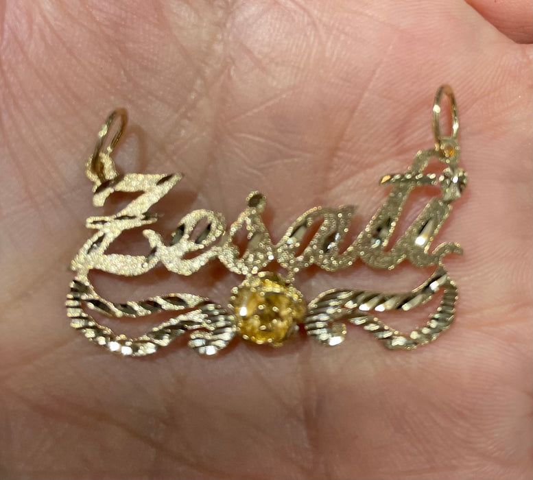 Custom Names w/ Design 14k Real Gold Starting At: