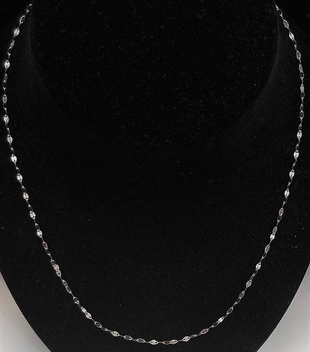 18” Valentine White Gold 14k Necklace