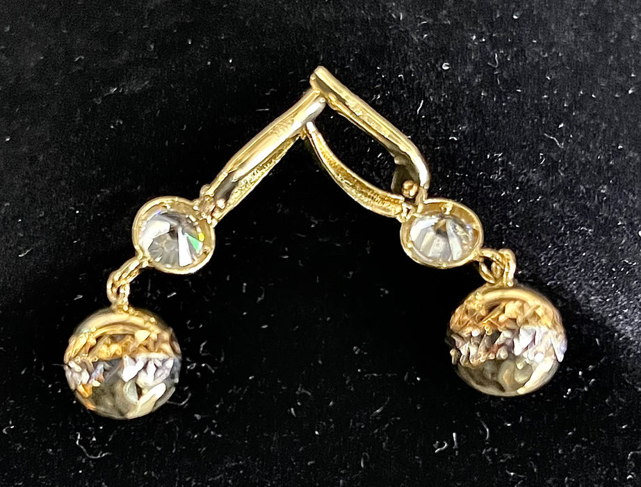 “Queen of the Ball” Earrings (14k Real Solid Gold)