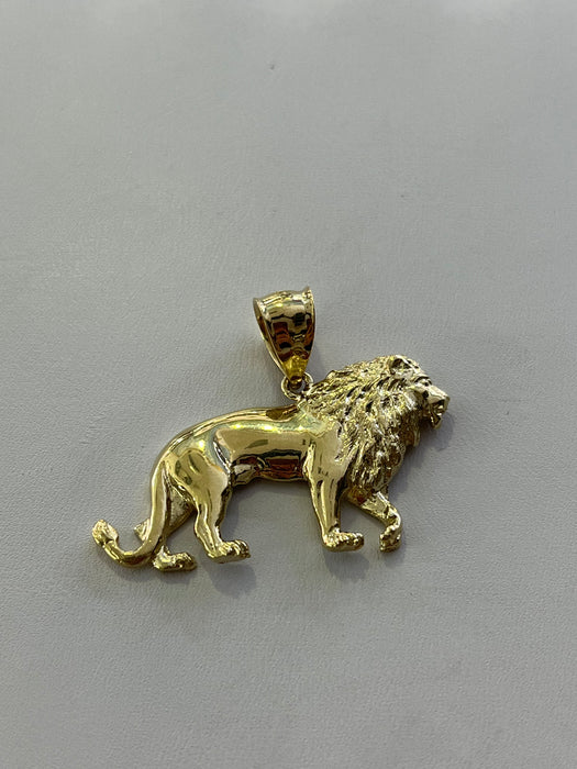 Lion Pendant 14k Real Gold