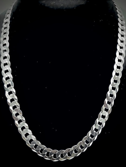 Silver Cuban Link Chain (925 - 24”)