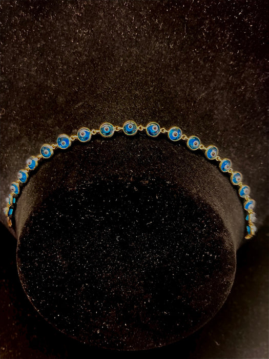 Evil Eye Bracelet 14k Gold