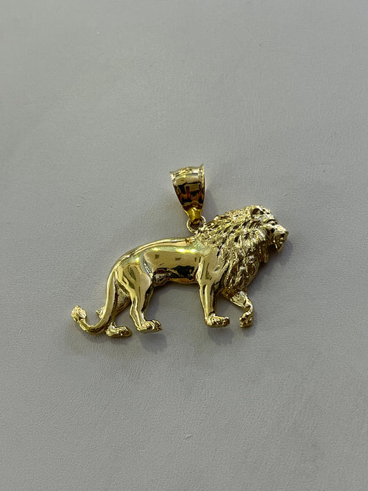 Lion Pendant 14k Real Gold