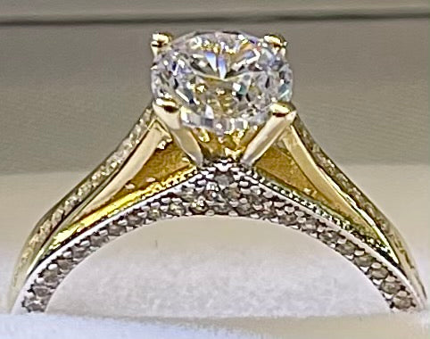 “I Will!” 14k Gold Engagement Ring