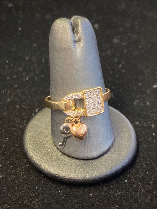 “Under Lock & Key” (14k Real Gold)