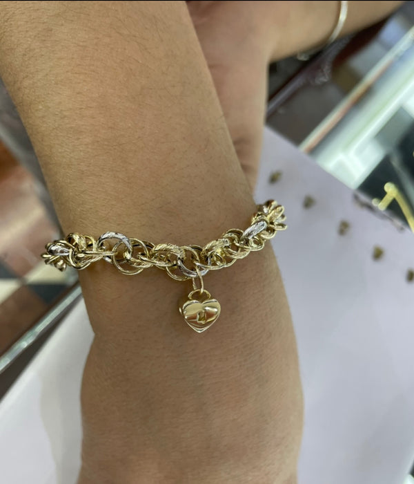 * “Pandora’s Lock” bracelet (14k Real Gold)