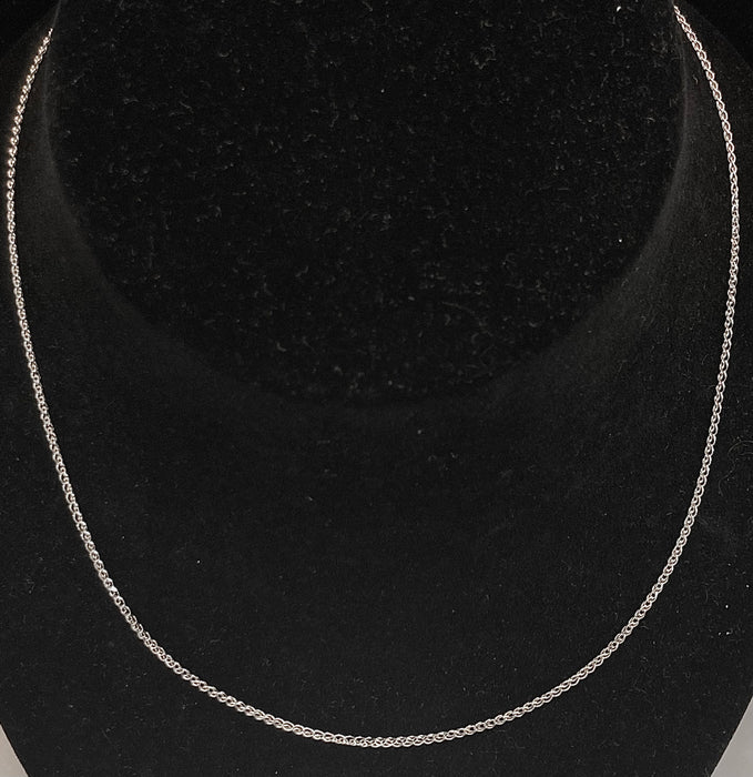 18” White Gold Necklace 14k