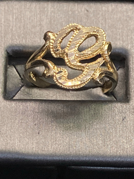 “G” (14k Real Gold)