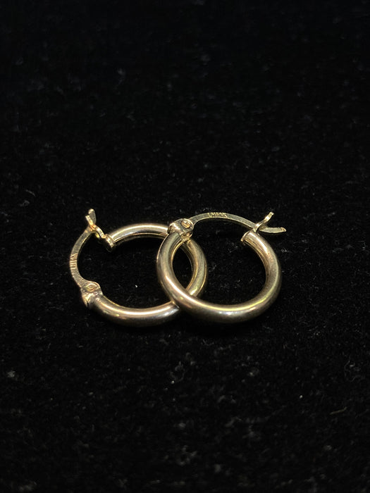 14k Gold “Baby” Hoop Gold Earrings