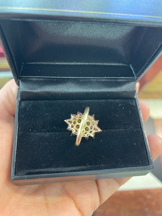 “Cosmic Nebula” (14k Real Gold Ring)