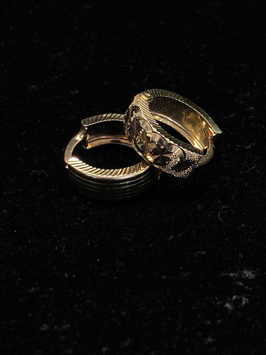 14k Gold “Goddess” Huggie Earrings