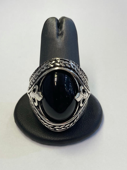 “Onyx Blood” (.925 Silver & Onyx)