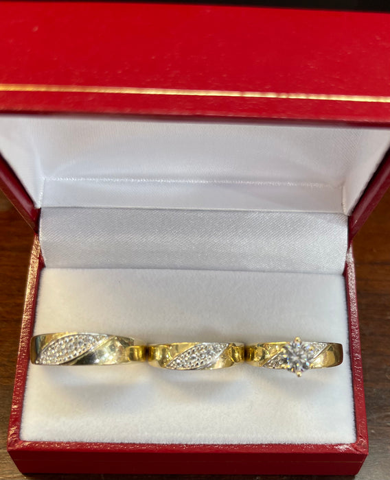 “Connected” Wedding Ring Set (REAL 14k Gold)