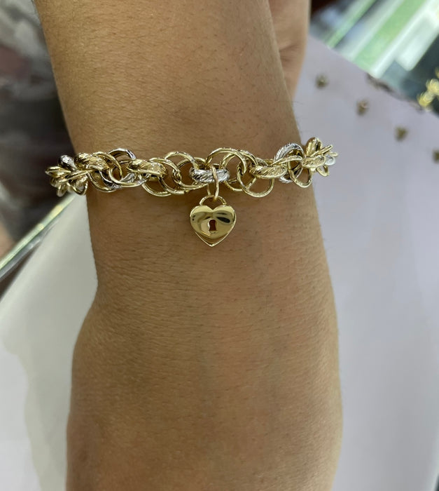 * “Pandora’s Lock” bracelet (14k Real Gold)