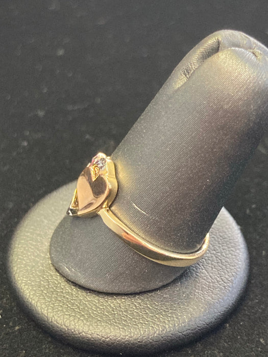 “Hearts on Hearts” (14k Real Gold)