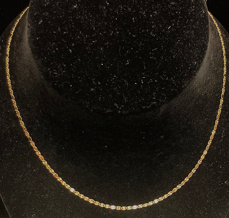 16” Starred Valentine (Real Italian 14k Gold)