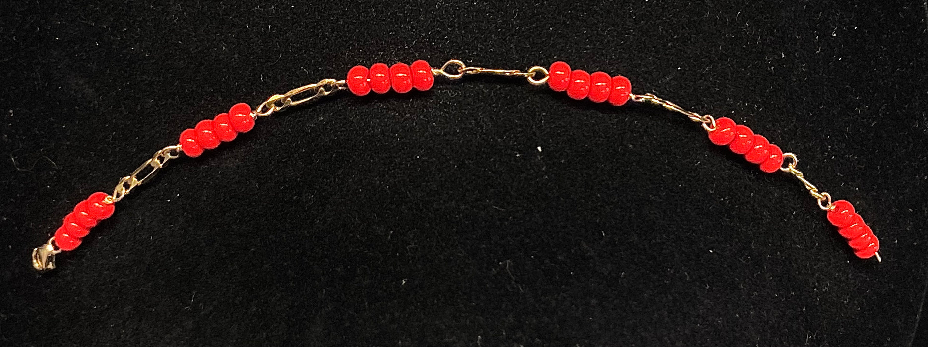 14k Gold and Beaded Bracelet