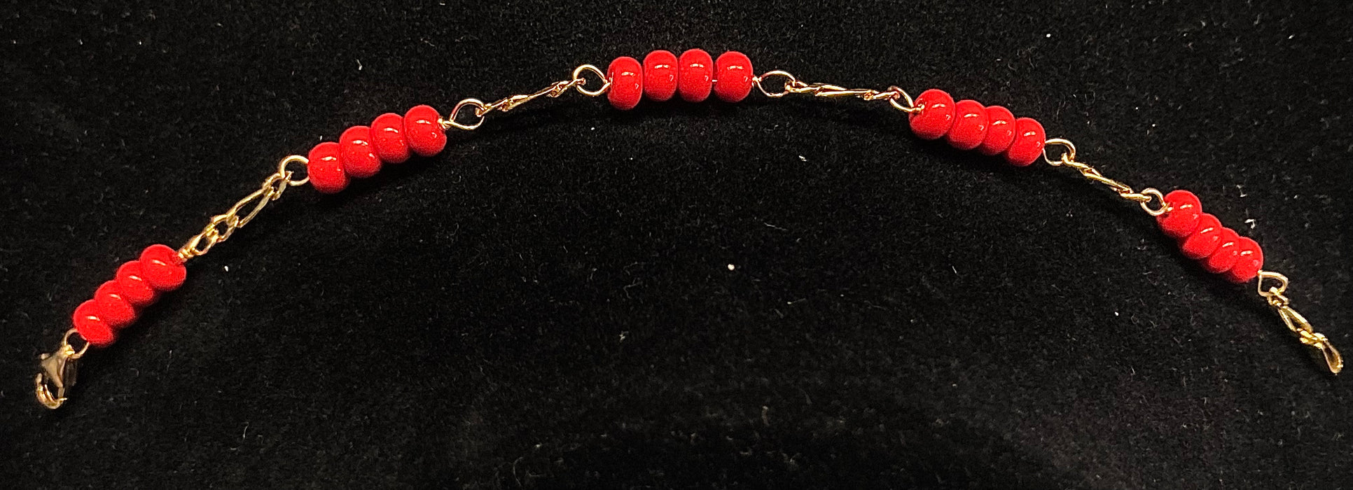 14k Gold and Beaded Bracelet