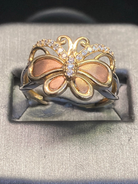 “Flutter” (14k Real Gold)