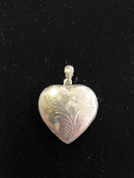 Silver Heart Locket (.925 Silver)