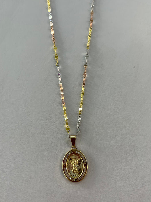 Heaven Sent (Cadena de Bautizo) 14k Real Gold