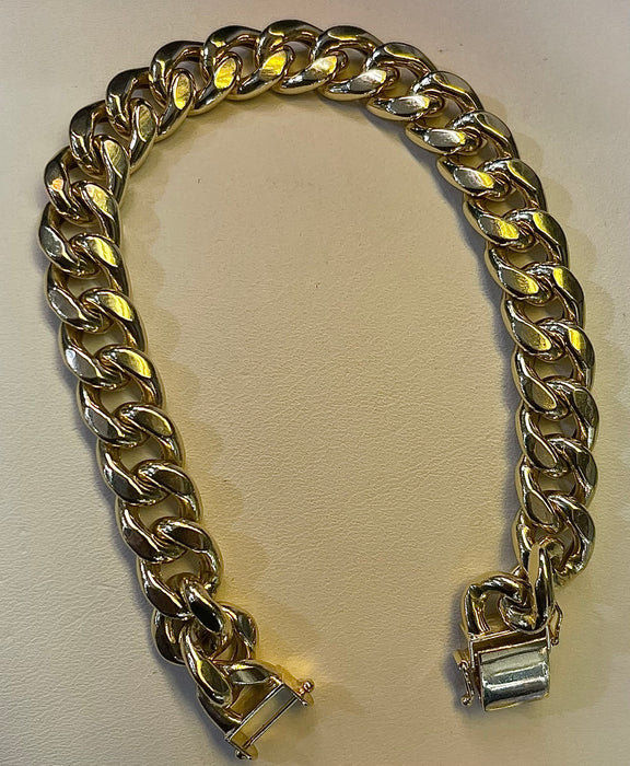 Miami Cuban Bracelet (Solid - 14k Pure Real Gold)