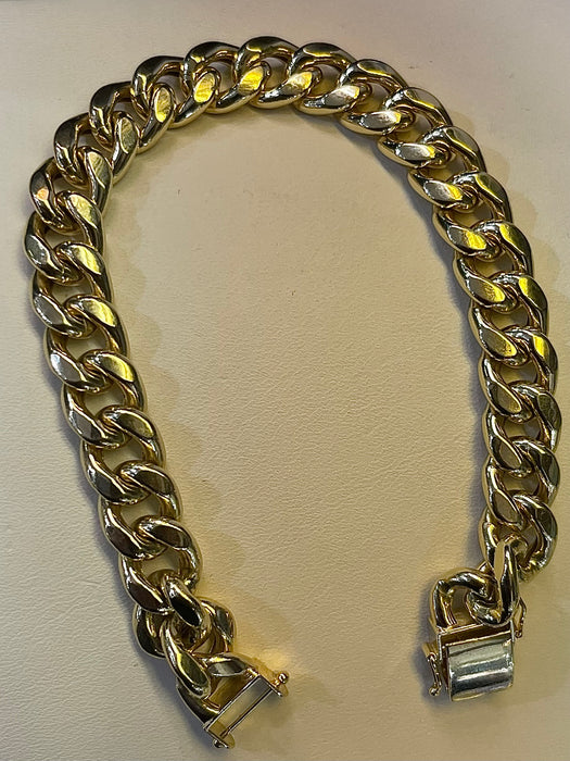 Miami Cuban Bracelet (Solid - 14k Pure Real Gold)