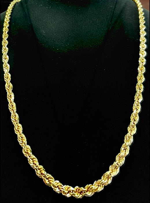 22” 14k Gold Rope