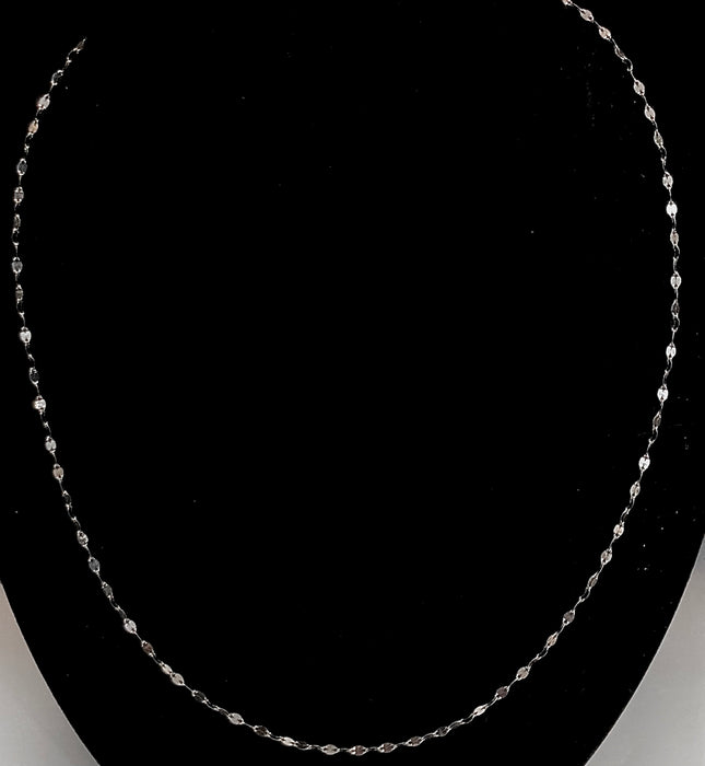 18” White Gold 14k Valentine Necklace