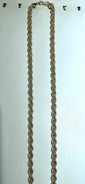 Semi-Hollow Gold Rope (26” Real Gold)