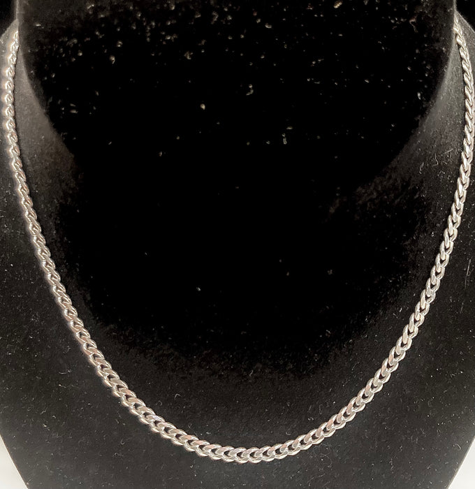 22” Cuban Silver Chain (Real Italian .925 Silver)