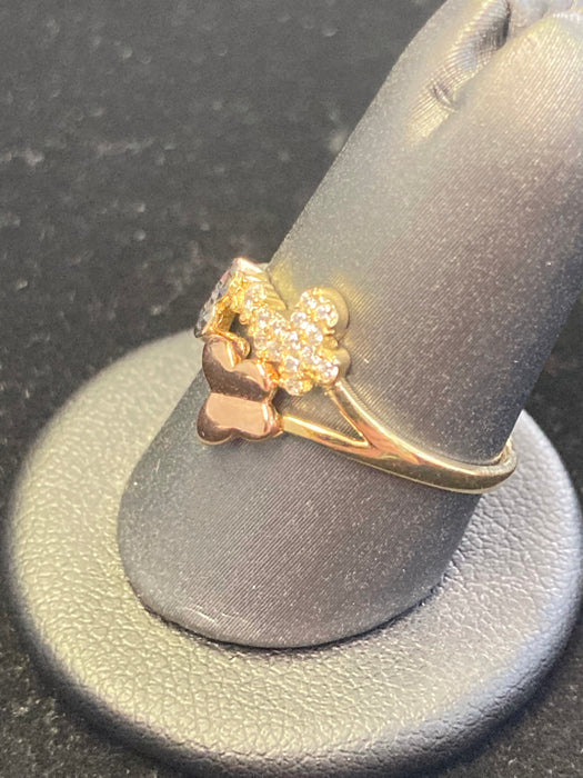 “2 Way Street” (14k Real Gold)