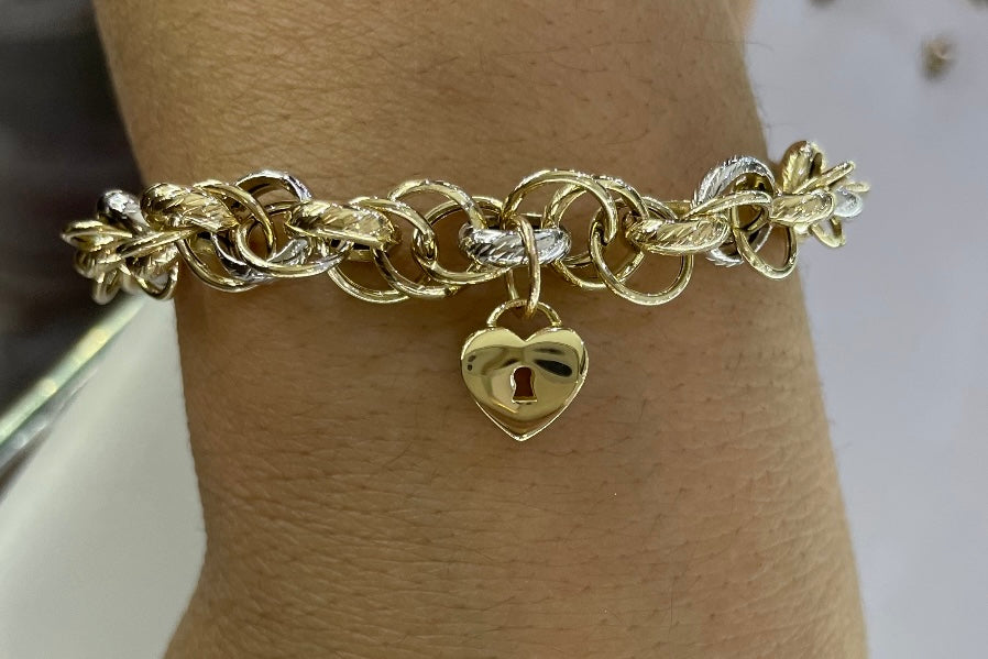 * “Pandora’s Lock” bracelet (14k Real Gold)