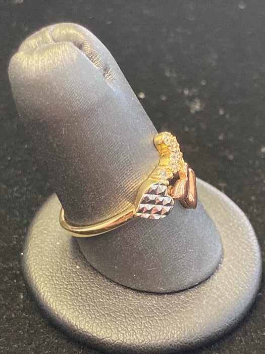 “2 Way Street” (14k Real Gold)