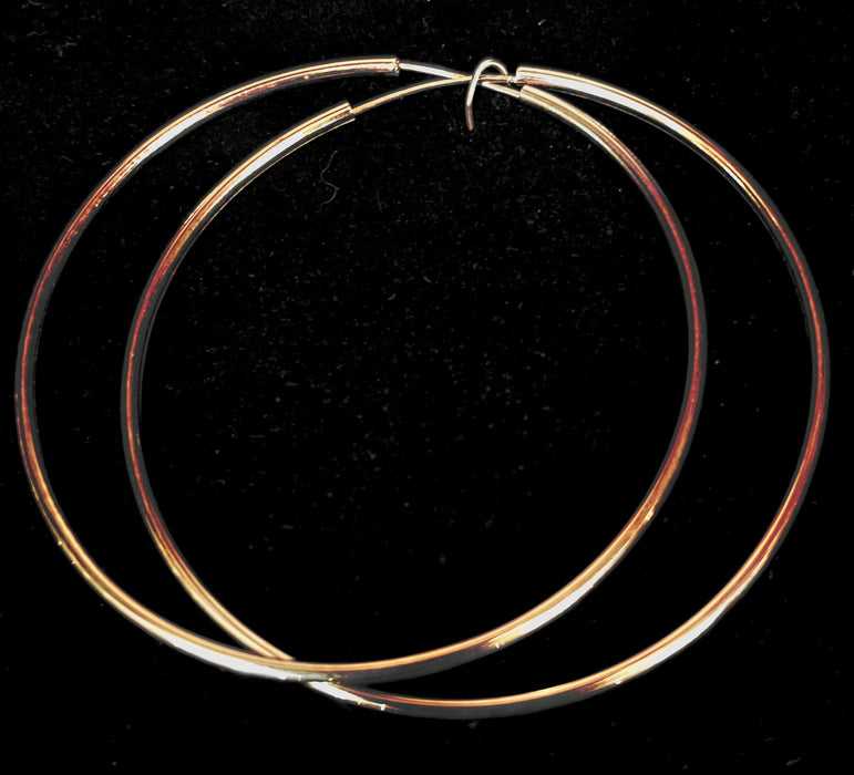 Solid Gold 14k Hoops