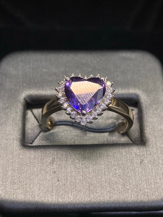 “Purple Heart” (14k Real Gold)