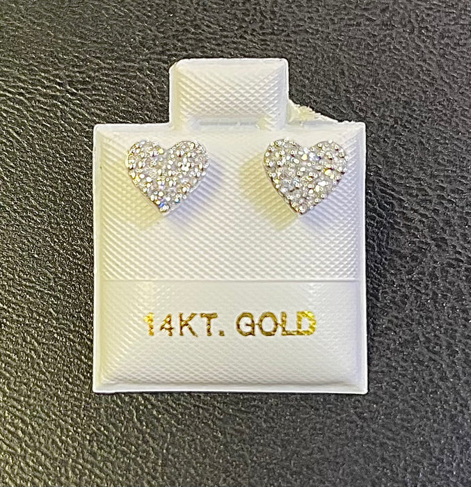 Diamond Earrings (Real Diamonds & 14k Gold)