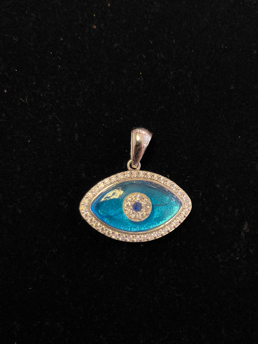 Evil Eye Silver Pendant (.925 Silver)