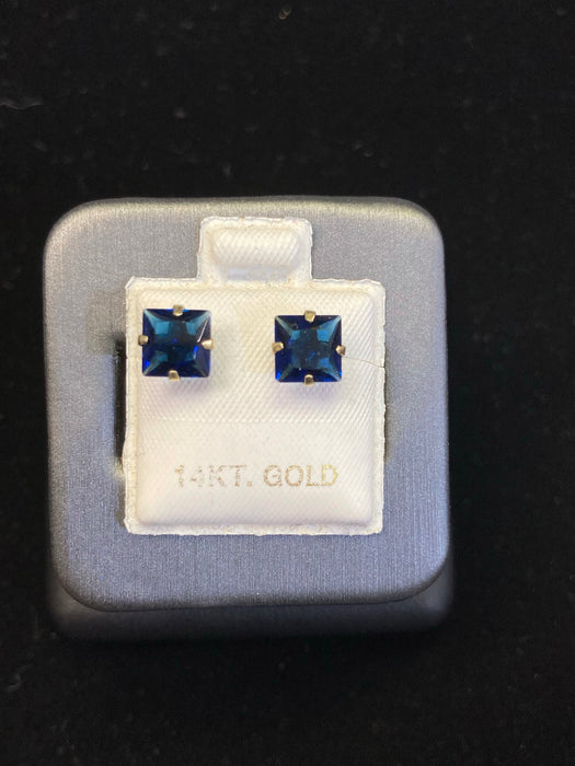 “September Blues” (14k Real Gold)