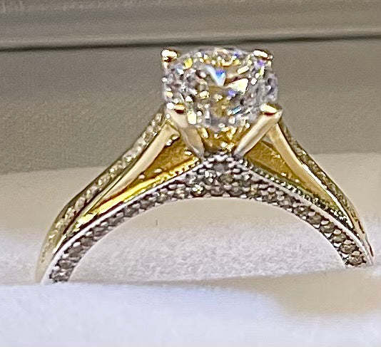 “I Will!” 14k Gold Engagement Ring